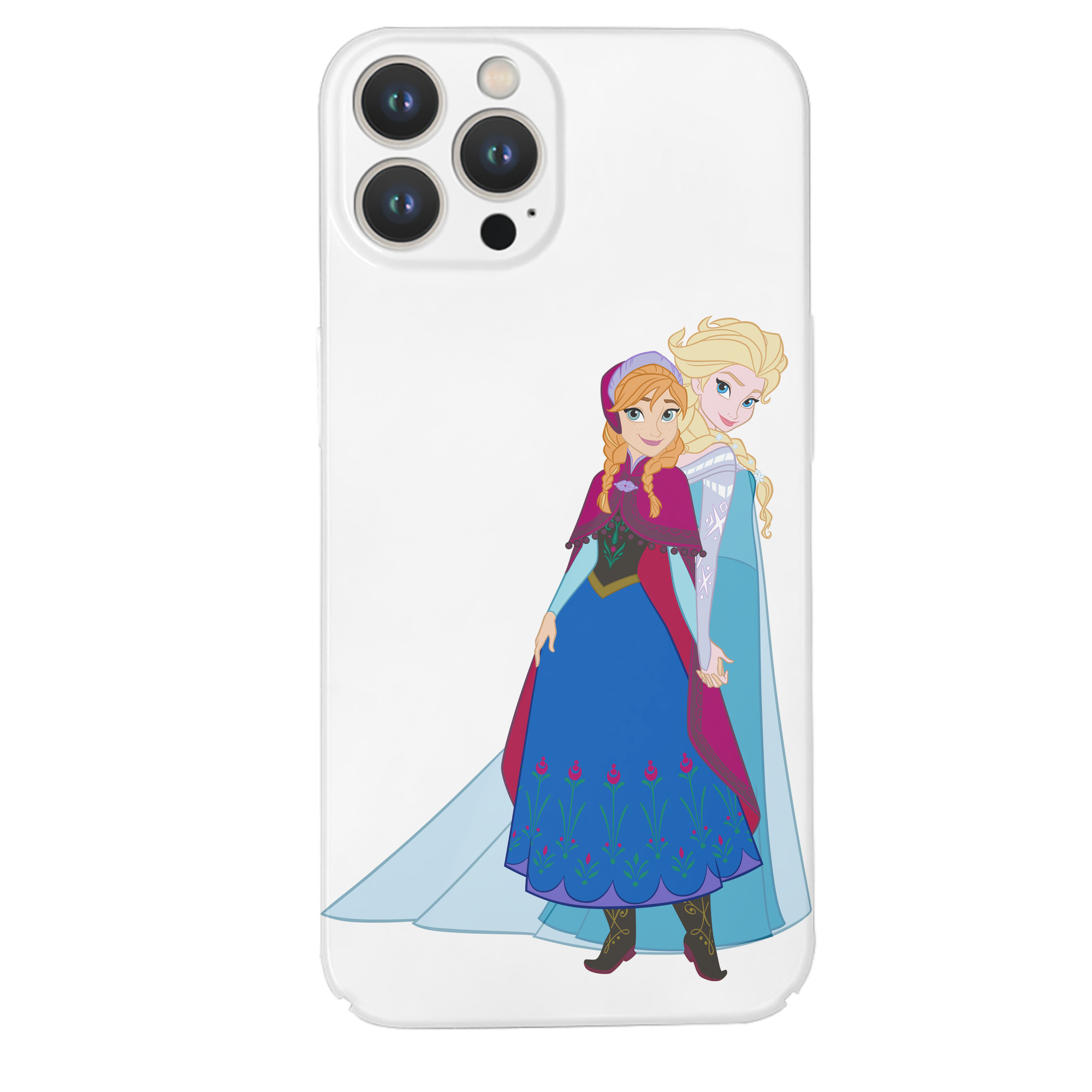 （画像用） アナと雪の女王 アンナ エルサ Frozen Anna Elsa 【iPhone 14シリーズ対応】ハードケース